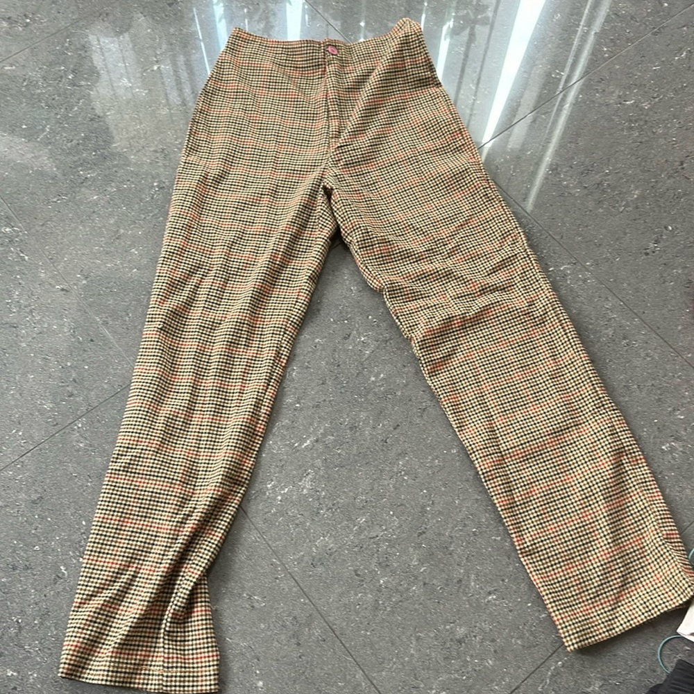 Brandy Melville plaid trouser pant